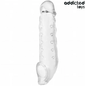 ADDICTED TOYS - GAINE PÃNIS TRANSPARENTE TAILLE M 27 CM